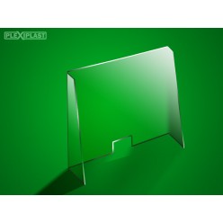 Counter screen 100 x 95 cm (width x height)