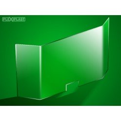 Lichoběžníková clona 120 x 95 cm (šířka x výška)