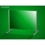 Partition, aluminium stand 150x100 cm