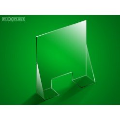 Sneeze guard 100 x 98 cm (w x h)