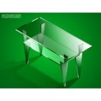 Plexiglass coffee table, larger