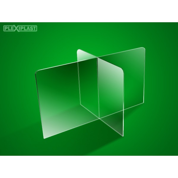 Sneeze guard 120 x 80 x 75 cm (l x w x h)