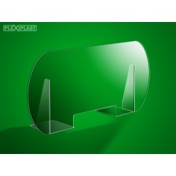 Sneeze guard 100 x 98 cm (w x h)