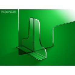 Ohýbané nohy k přepážce (větší stabilita)