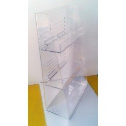 Plexiglass stand for small items