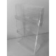 Plexiglass stand for small items