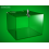 Clear money box 200x200x150 mm