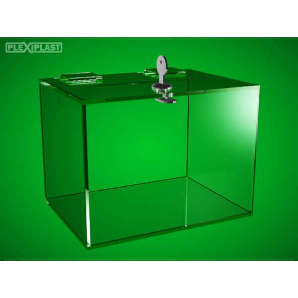 Plastic money box 200 x 150 x 150 mm