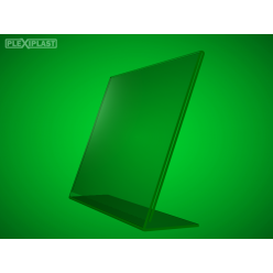 Plexisklový stojánek "L" A5 na šířku (5 ks)