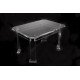 Plexiglass coffee table, small