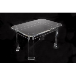 Plexiglass coffee table, small