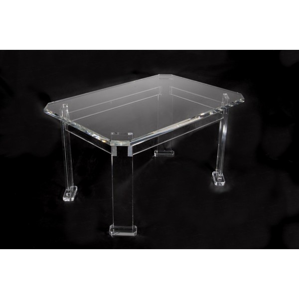 Plexiglass coffee table, small
