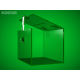 Acrylic moneybox, 250x200x200 mm