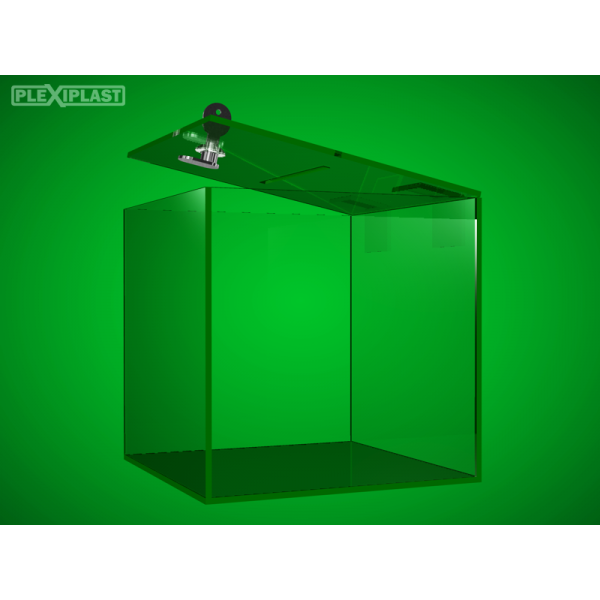 Collection money box 200 x 200 x 350 mm