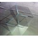 Plexiglass table - hexagonal shape