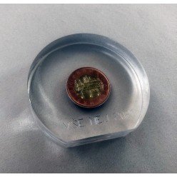 Zalaminovaná mince oválně tvarovaná